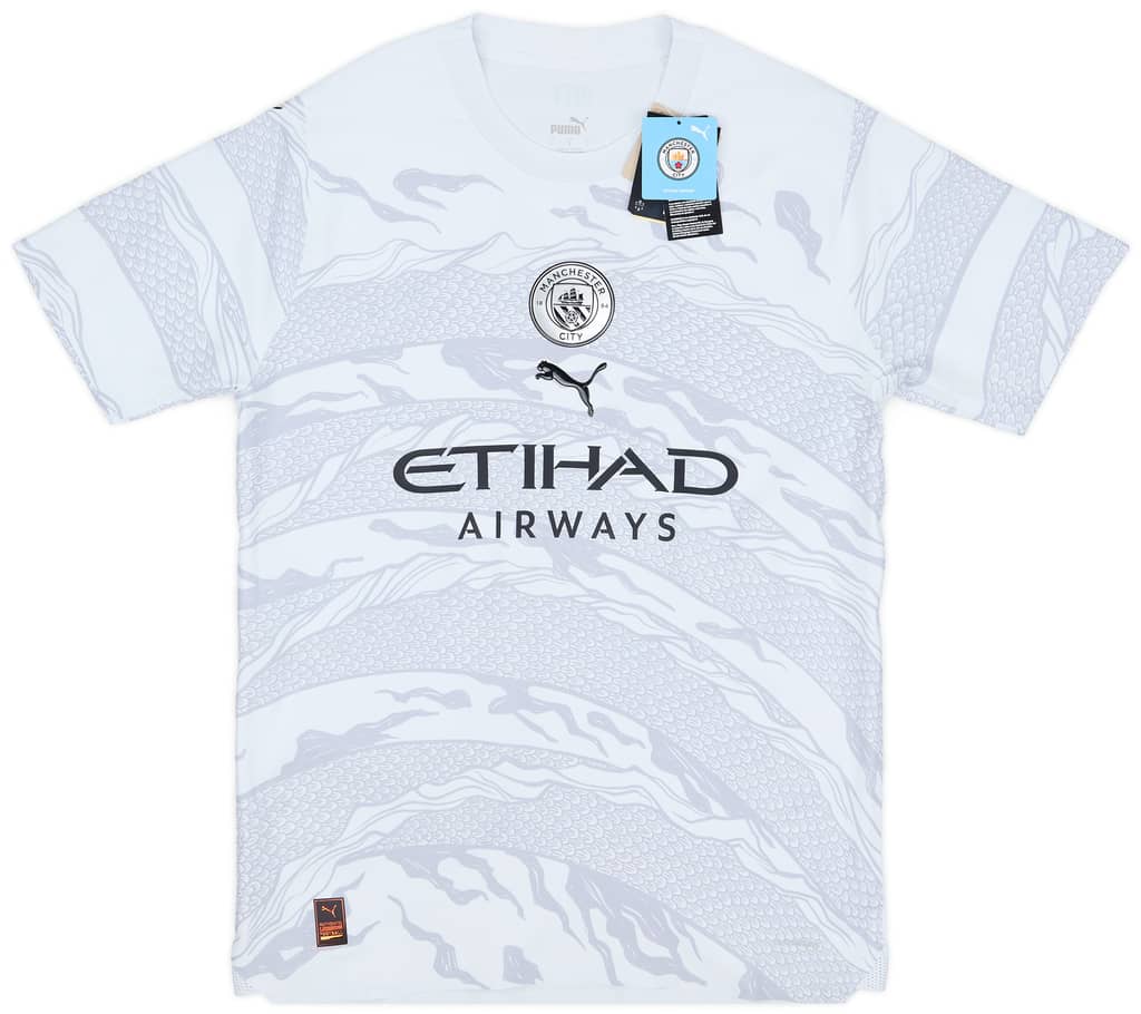 2023-24 Manchester City Player Issue Pre-Match CNY Shirt