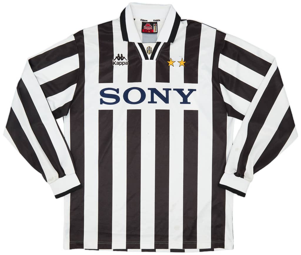 1995-97 Juventus Home L/S Shirt - 6/10 - (XL)