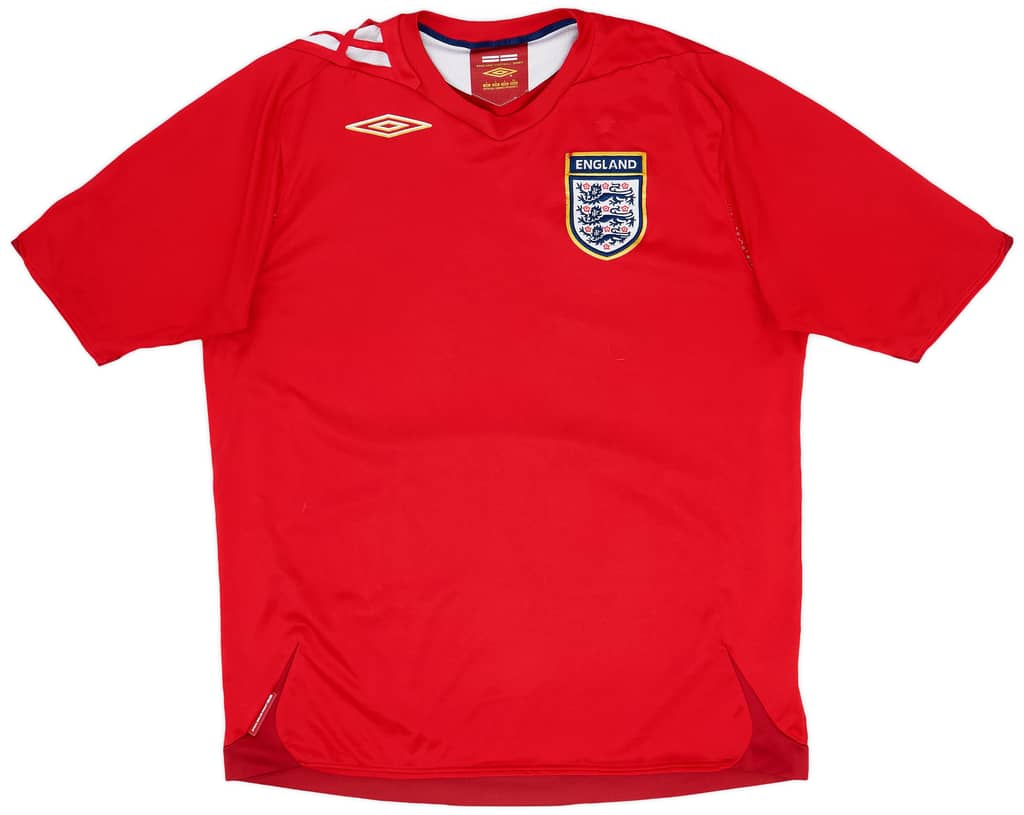 2006-08 England Away Shirt - 5/10 - (L)