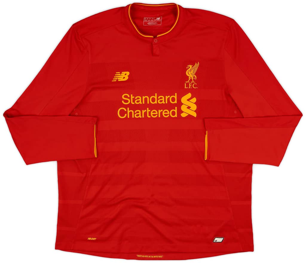 2016-17 Liverpool Home L/S Shirt Alexander #66 - 7/10 - (XXL)