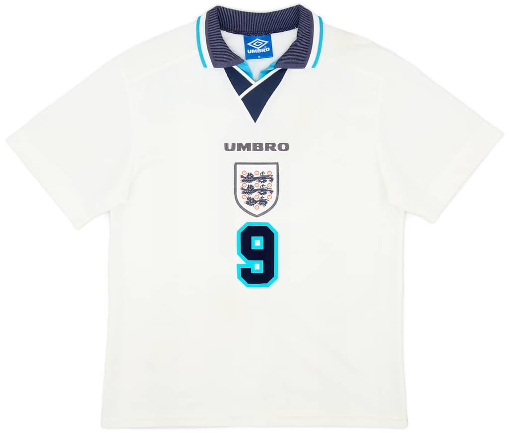 1995-97 England Home Shirt Shearer #9 - 7/10 - (M)