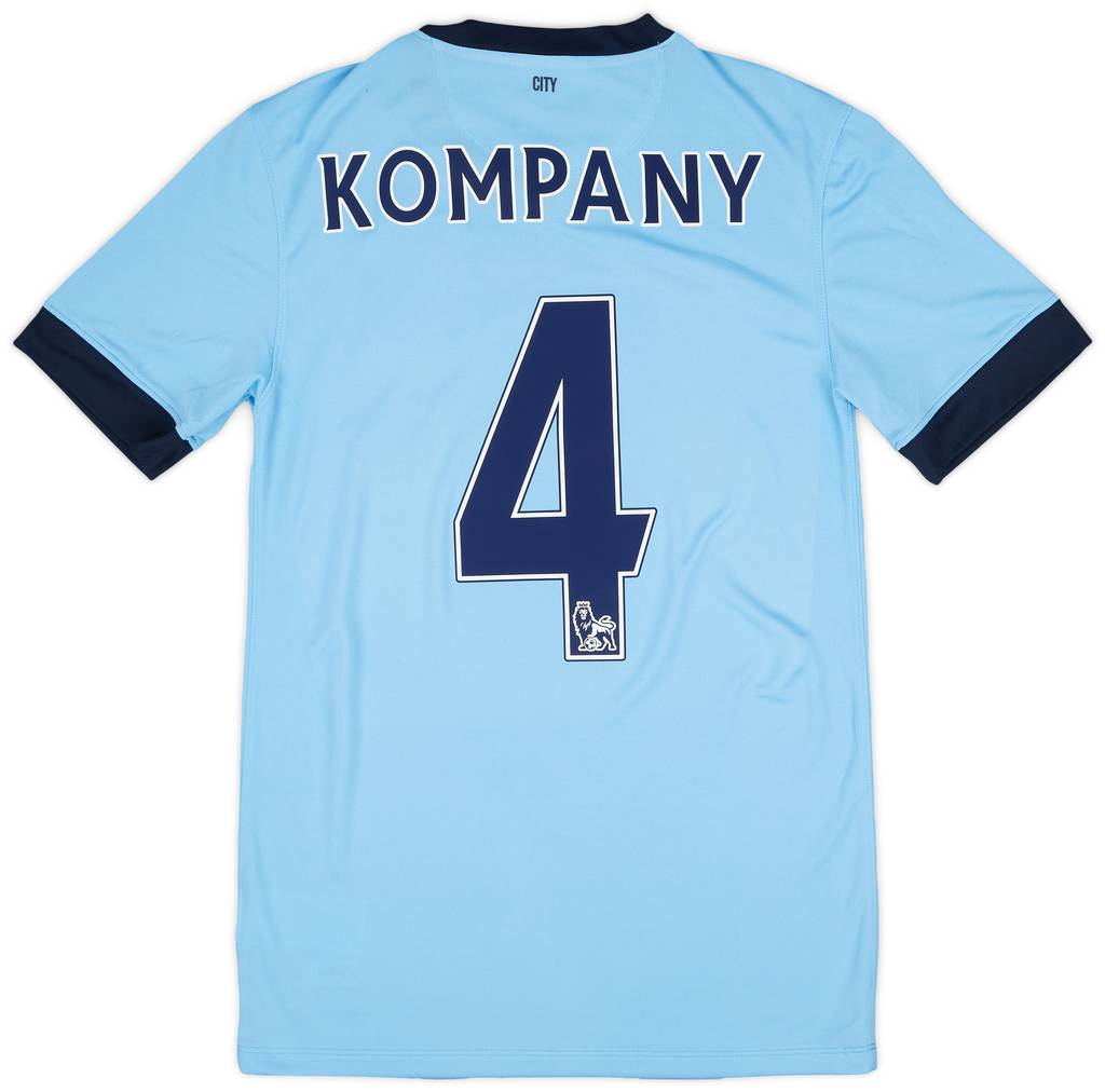 2014-15 Manchester City Home Shirt Kompany #4 (S)