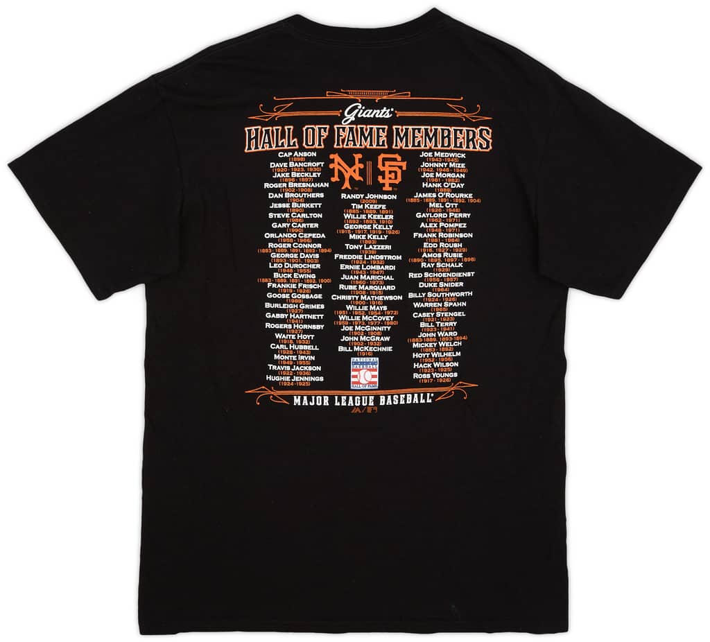 2015 San Francisco Giants Hall of Fame Members Majestic Tee - 9/10 - (M)
