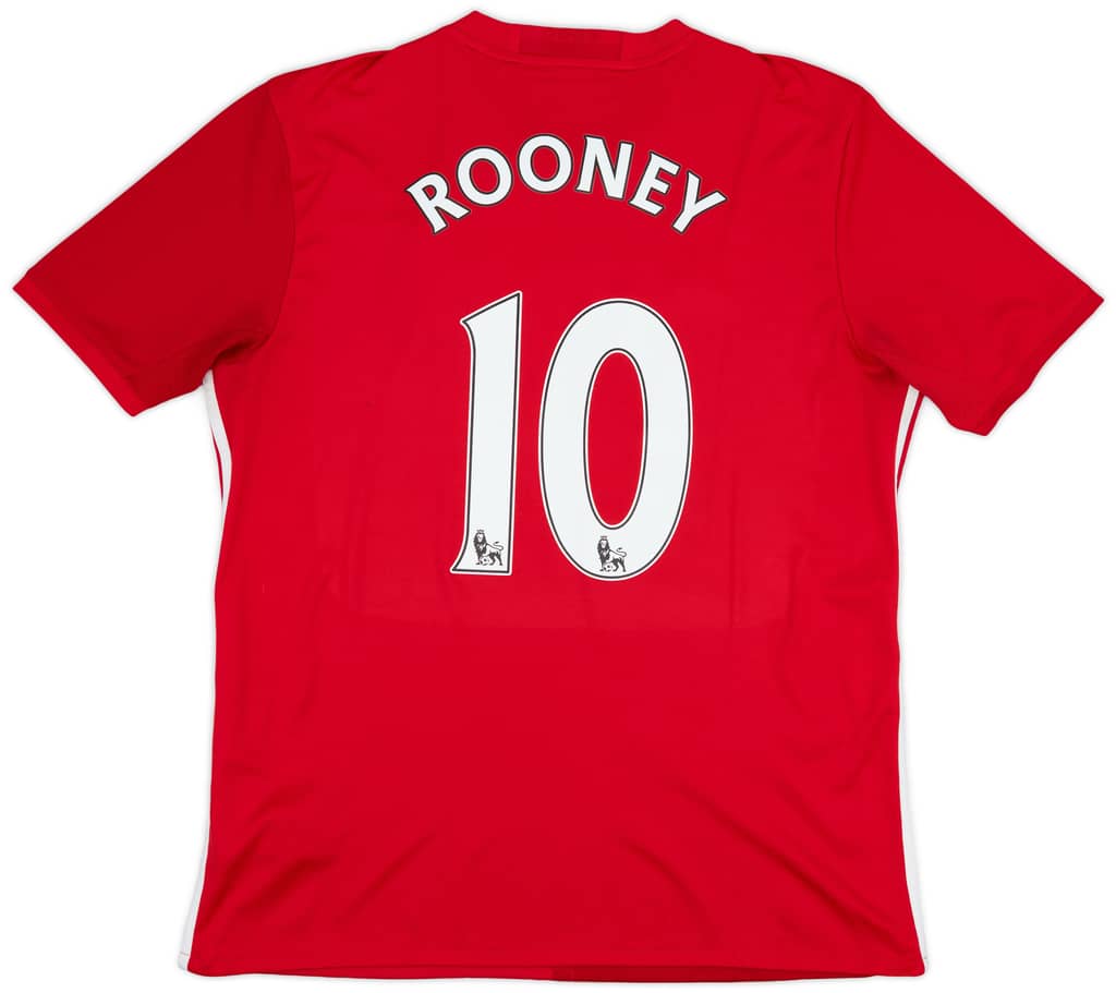 2016-17 Manchester United Home Shirt Rooney #10 - 6/10 - (L)