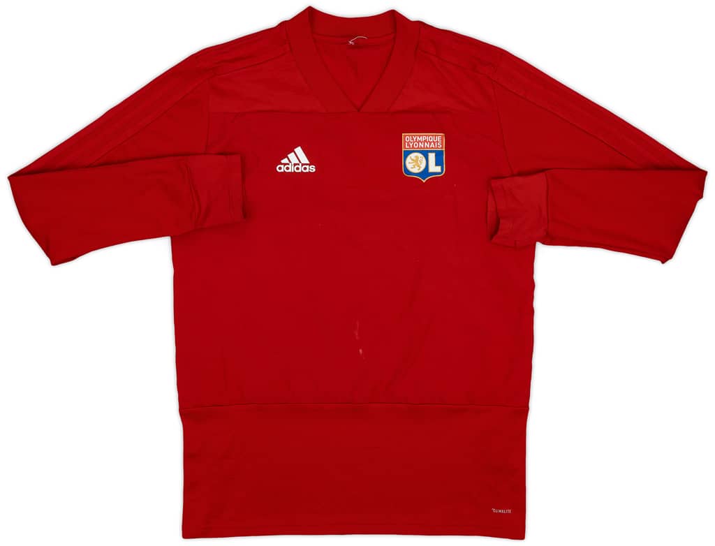 2017-18 Lyon adidas Sweat Top - 7/10 - (M)