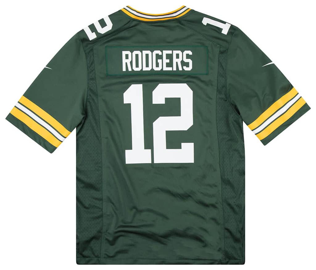 2012-18 Green Bay Packers Rodgers #12 Nike Game Jersey (Home) XXL