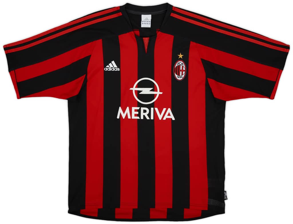 2003-04 AC Milan Home Shirt Shevchenko #7 - 7/10 - (M)