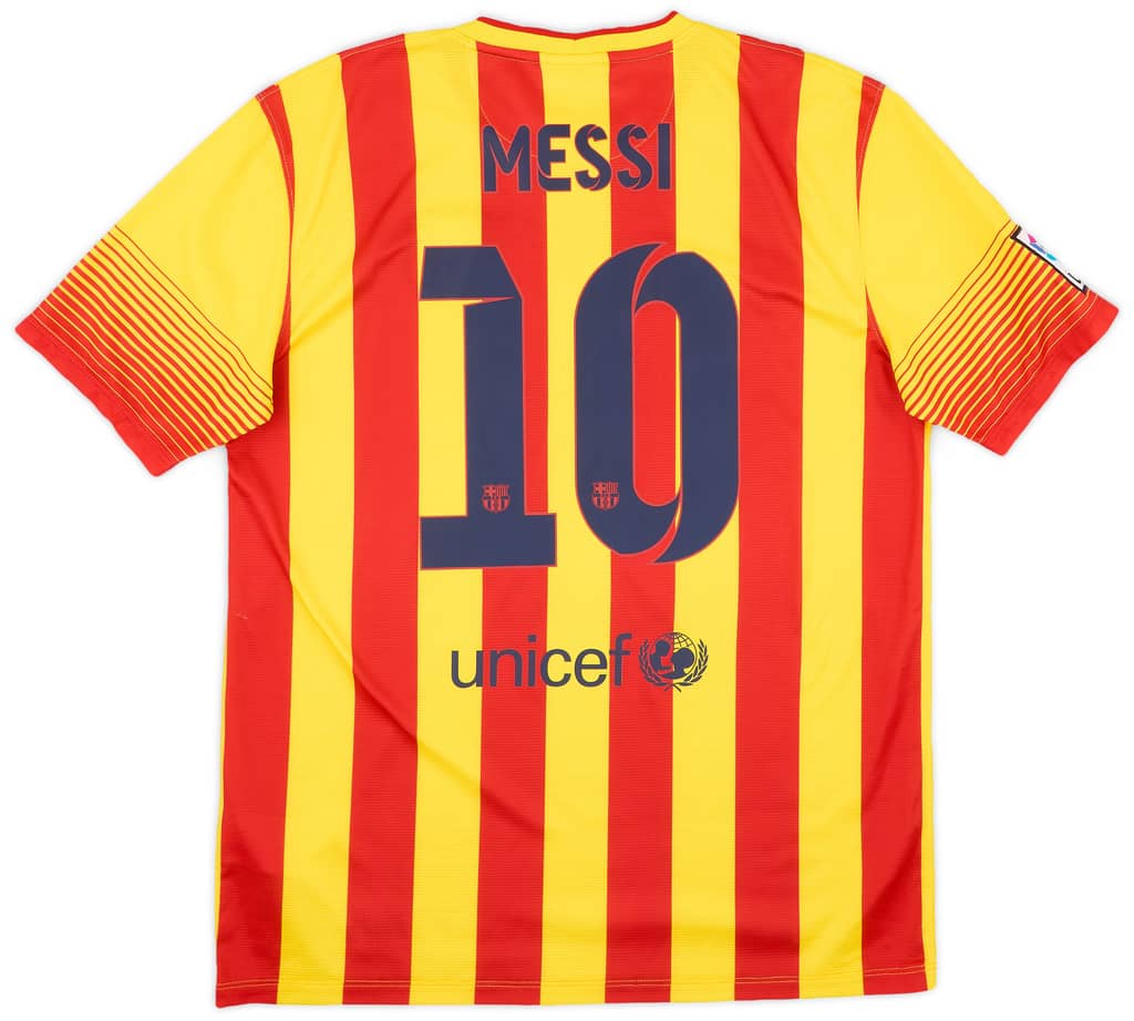 2013-15 Barcelona Away Shirt Messi #10 - 8/10 - (L)