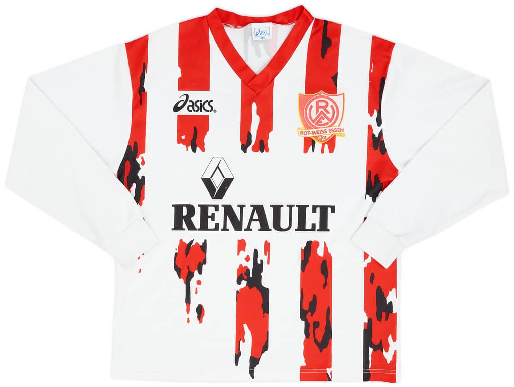 1994-95 Rot-Weiss Essen Home L/S Shirt - 9/10 - (XXS)