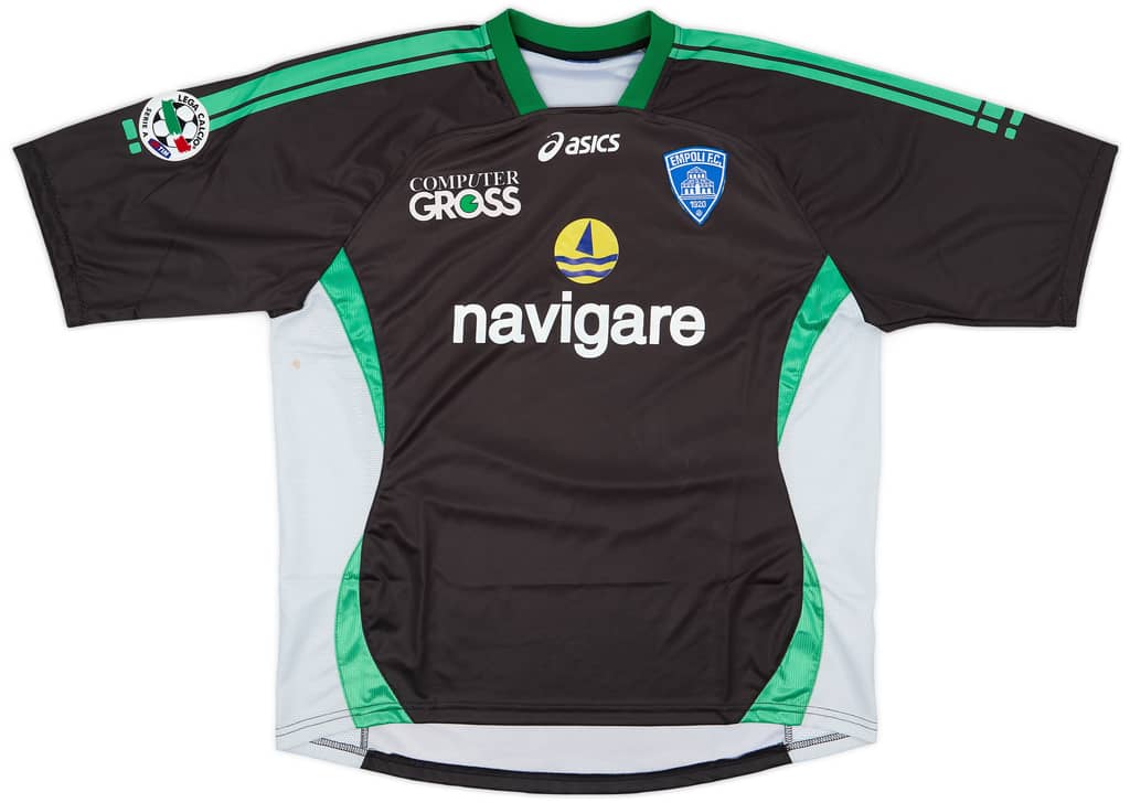 2007-08 Empoli Match Issue GK Shirt Bassi #1