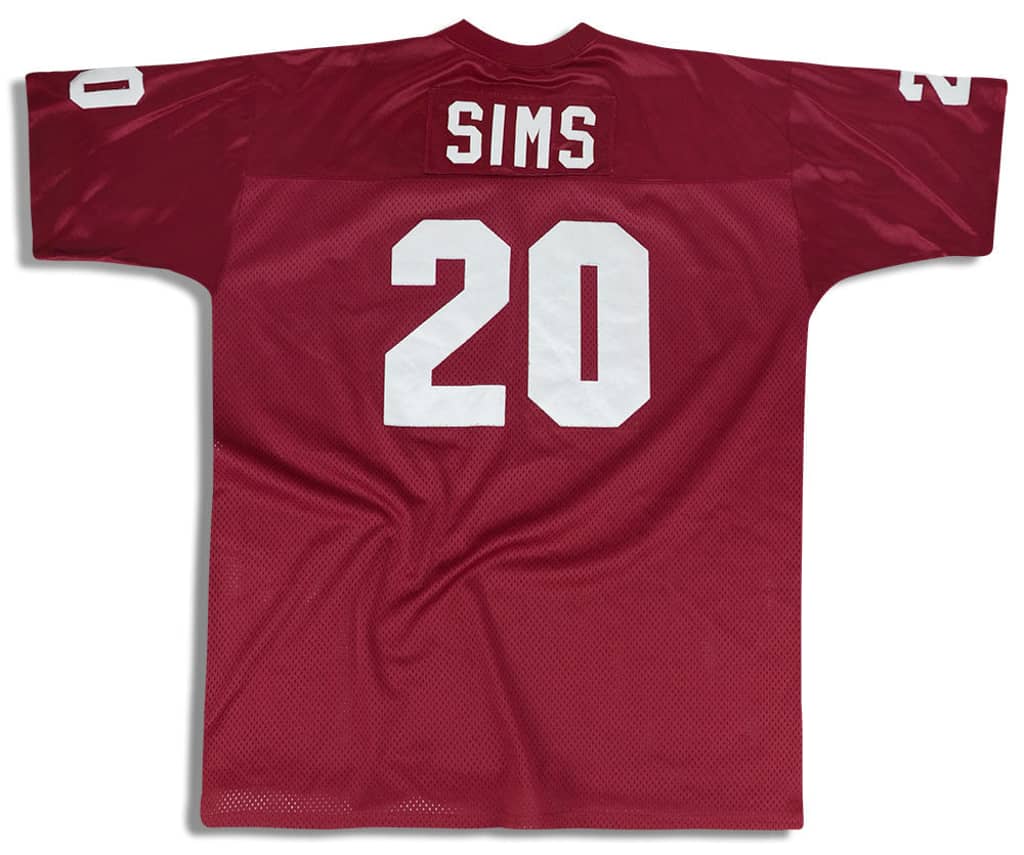 1977 Oklahoma Sooners Sims #20 Majestic Varsity Traditions Jersey (Home) XL