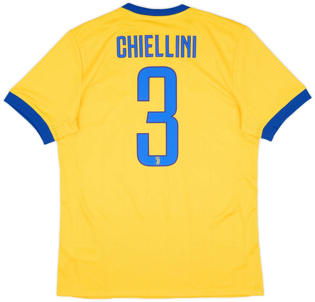 2017-18 Juventus Away Shirt Chiellini #3 (M)