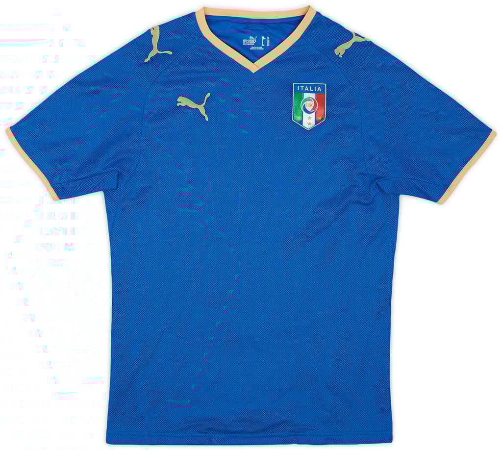 2007-08 Italy Home Shirt - 8/10 - (XS)