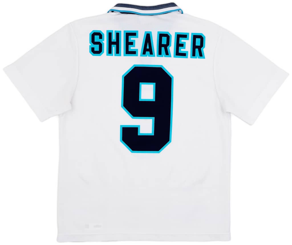 1995-97 England Home Shirt Shearer #9 - 9/10 - (M)