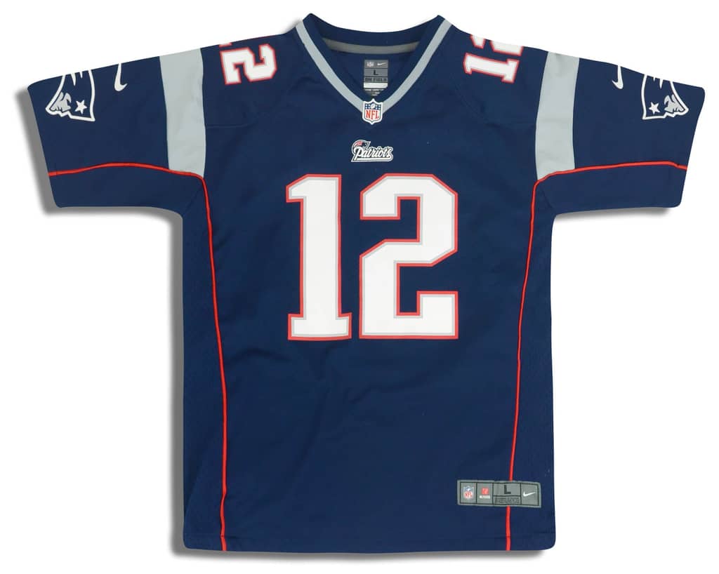 2012-16 New England Patriots Brady #12 Nike Game Jersey (Home) Y