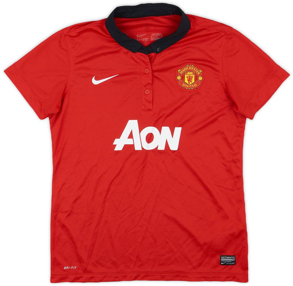 2013-14 Manchester United Home Shirt - 8/10 - (Women's M)