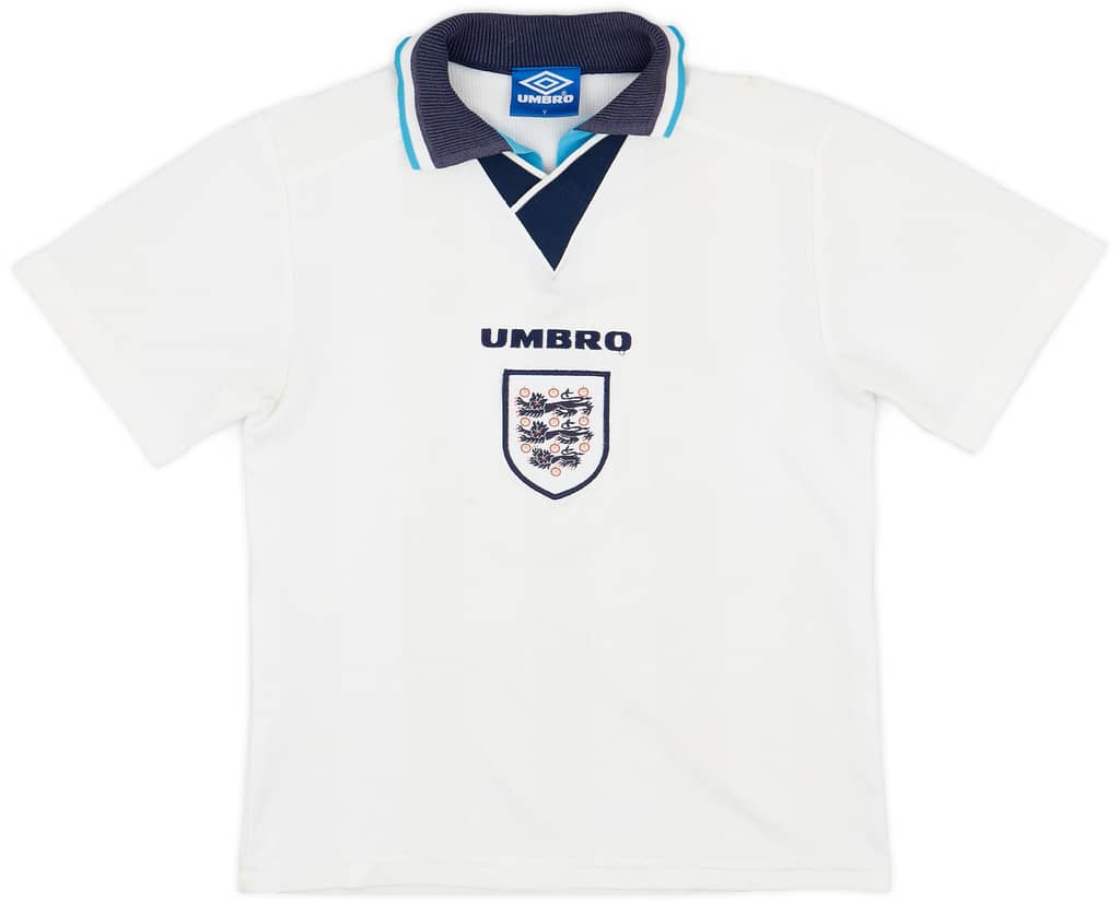 1995-97 England Home Shirt - 6/10 - (Y)