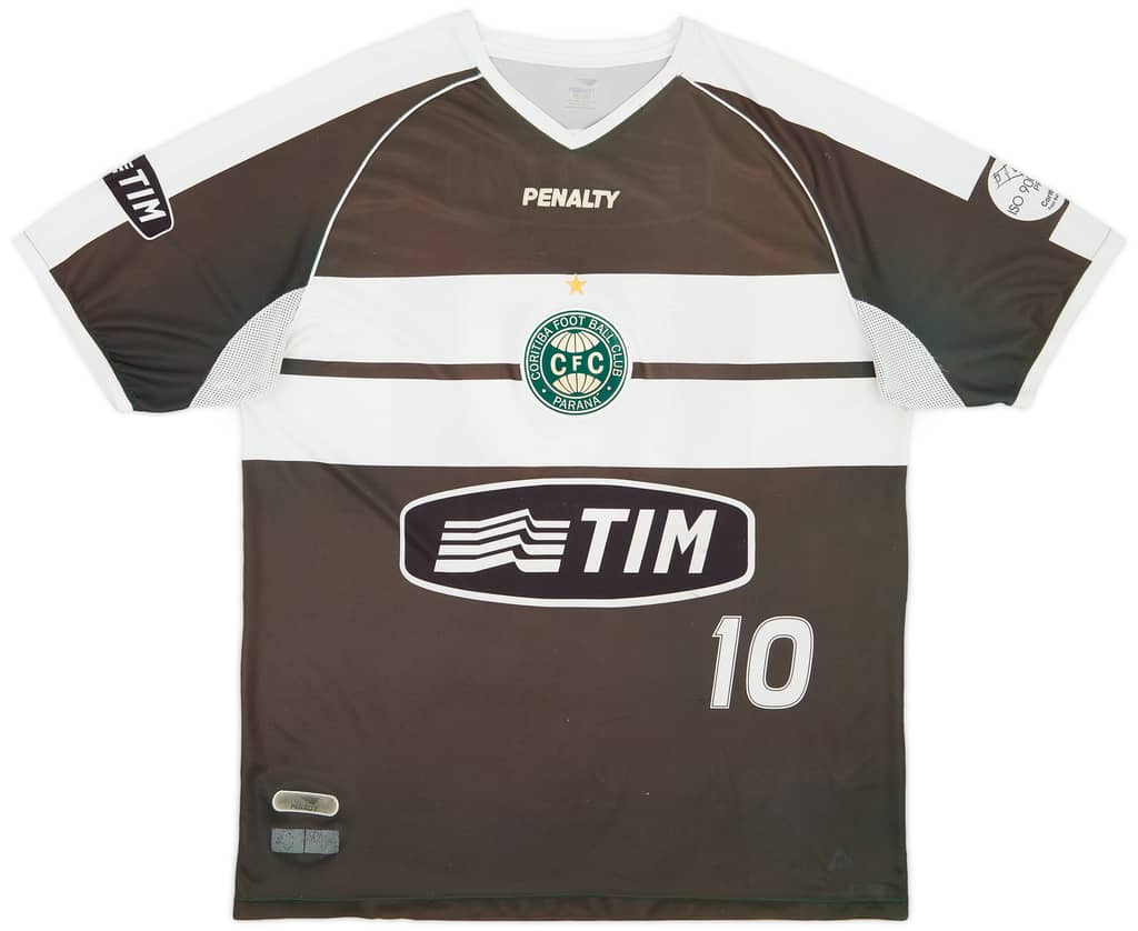 2001 Coritiba Third Shirt #10 - 4/10 - (XL)