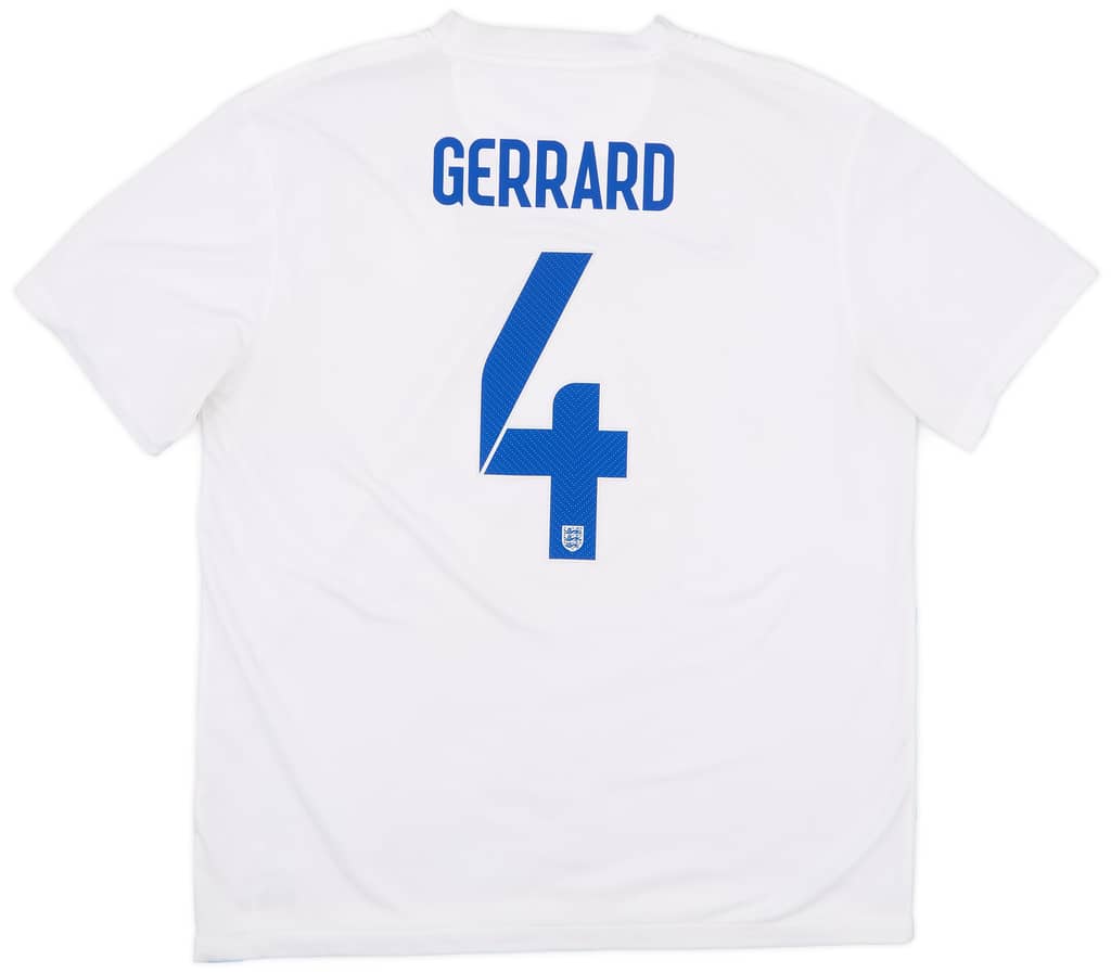 2014-15 England Home Shirt Gerrard #4 - 5/10 - (XL)