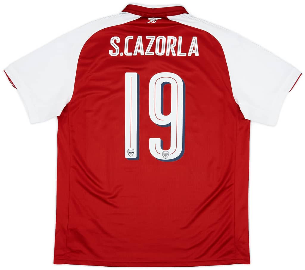 2017-18 Arsenal Home Shirt S.Cazorla #19