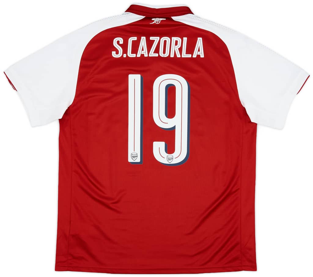 2017-18 Arsenal Home Shirt S.Cazorla #19 - 8/10 - (S)