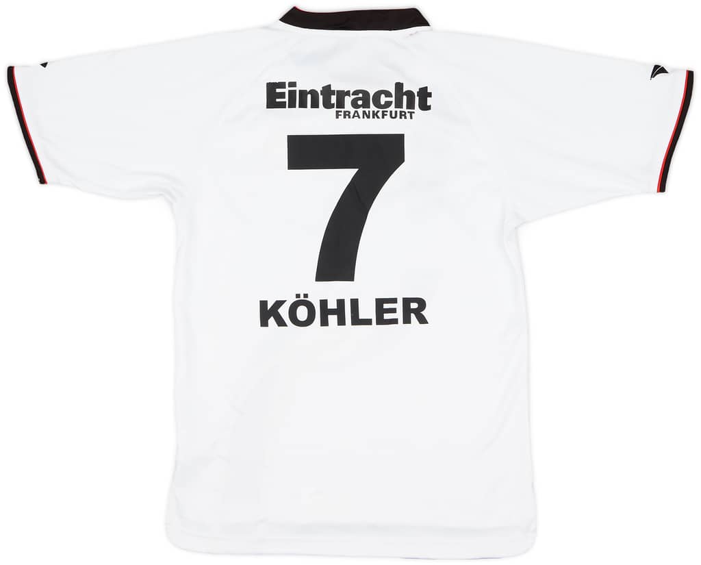 2008-11 Eintracht Frankfurt Signed Away Shirt Kohler #7 - 8/10 - (XS)