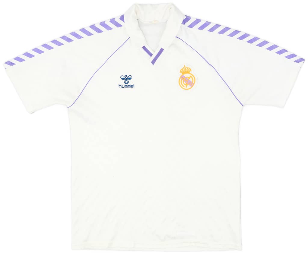 1986-88 Real Madrid Home Shirt - 8/10 - (L)