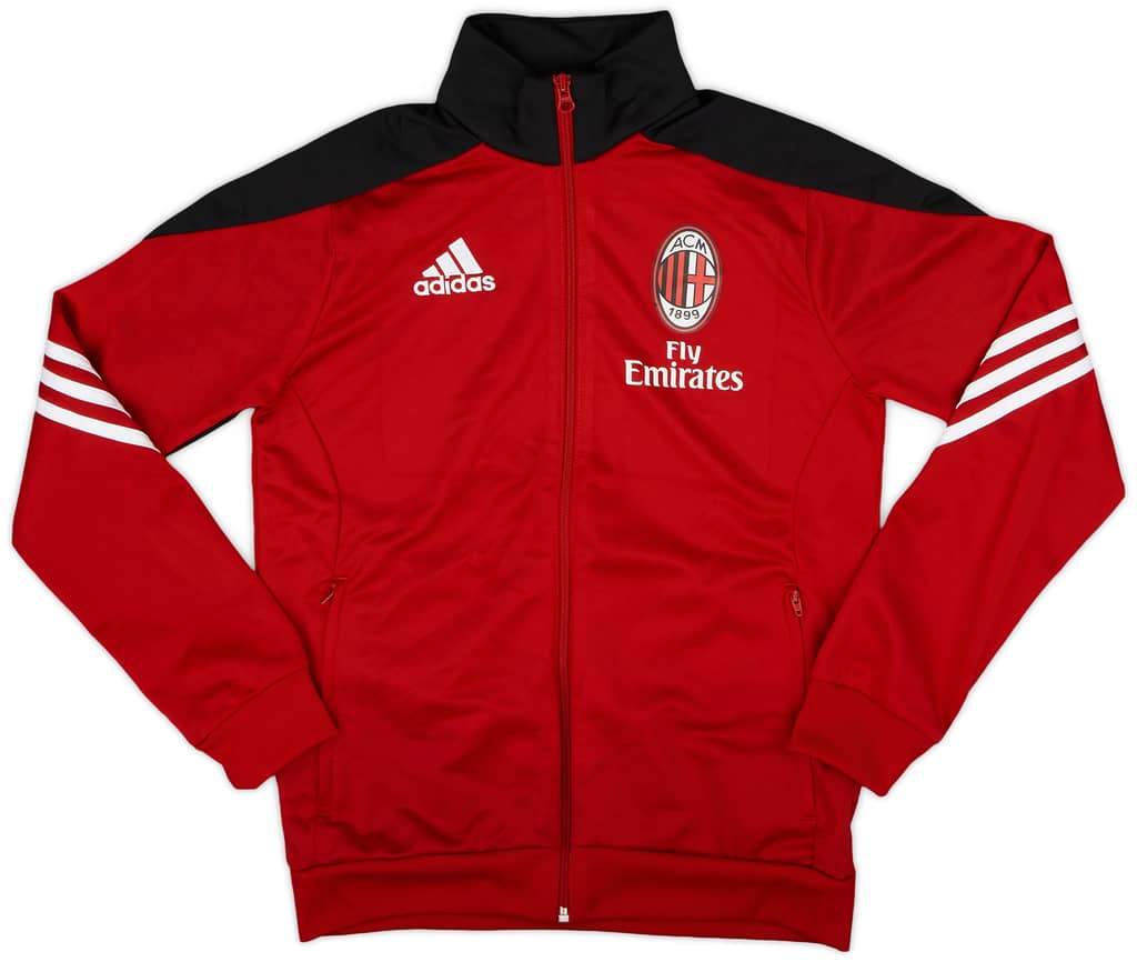 2016-17 AC Milan adidas Track Jacket - 8/10 - (XL.Boys)