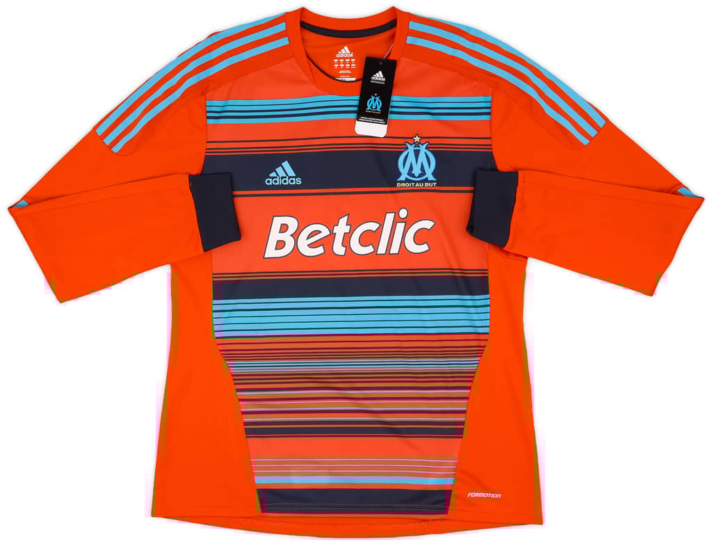 2011-12 Olympique Marseille Player Issue Formotion Third L/S Shirt Lucho #8 (XL)