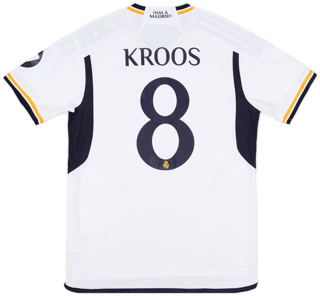 2023-24 Real Madrid Authentic Home CL Shirt Kroos #8 (L)