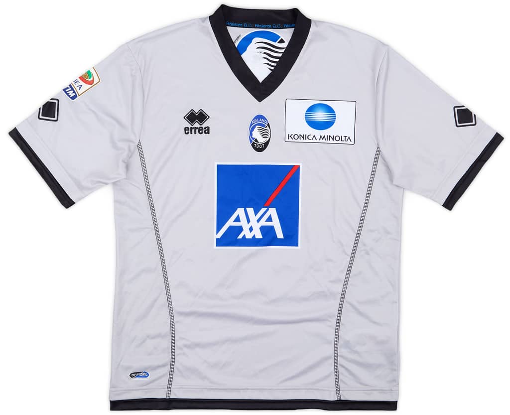 2013-14 Atalanta Match Issue Signed Third Shirt Lucchini #3
