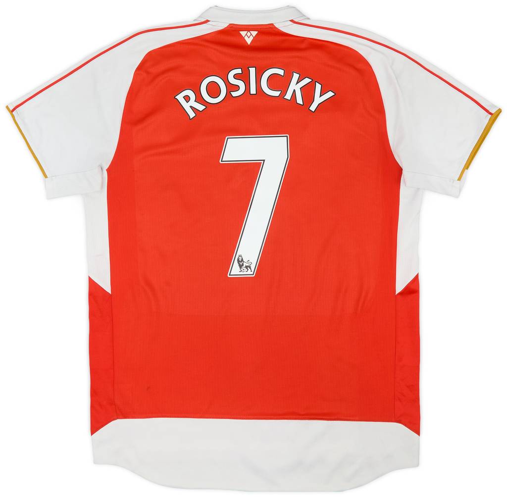 2015-16 Arsenal Home Shirt Rosicky #7 - 6/10 - (L)
