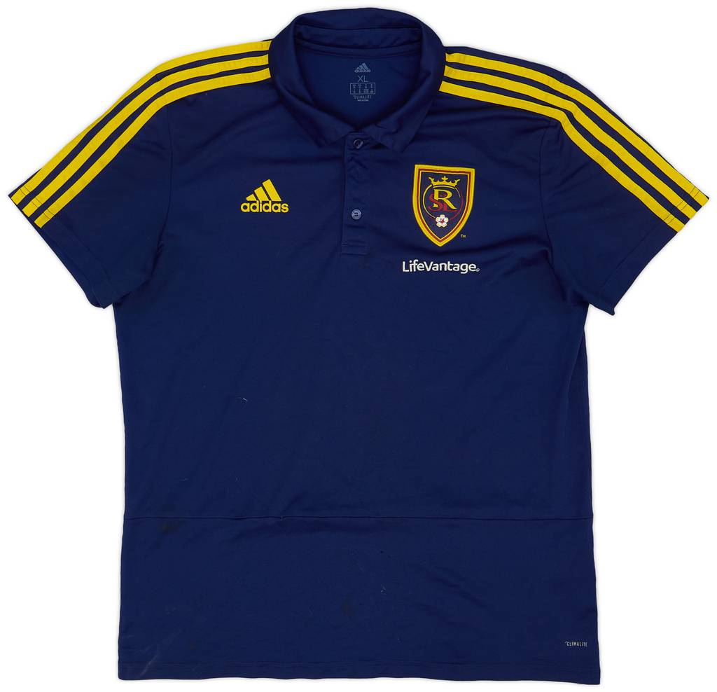 2017-18 Real Salt Lake adidas Polo Shirt - 8/10 - (XL)
