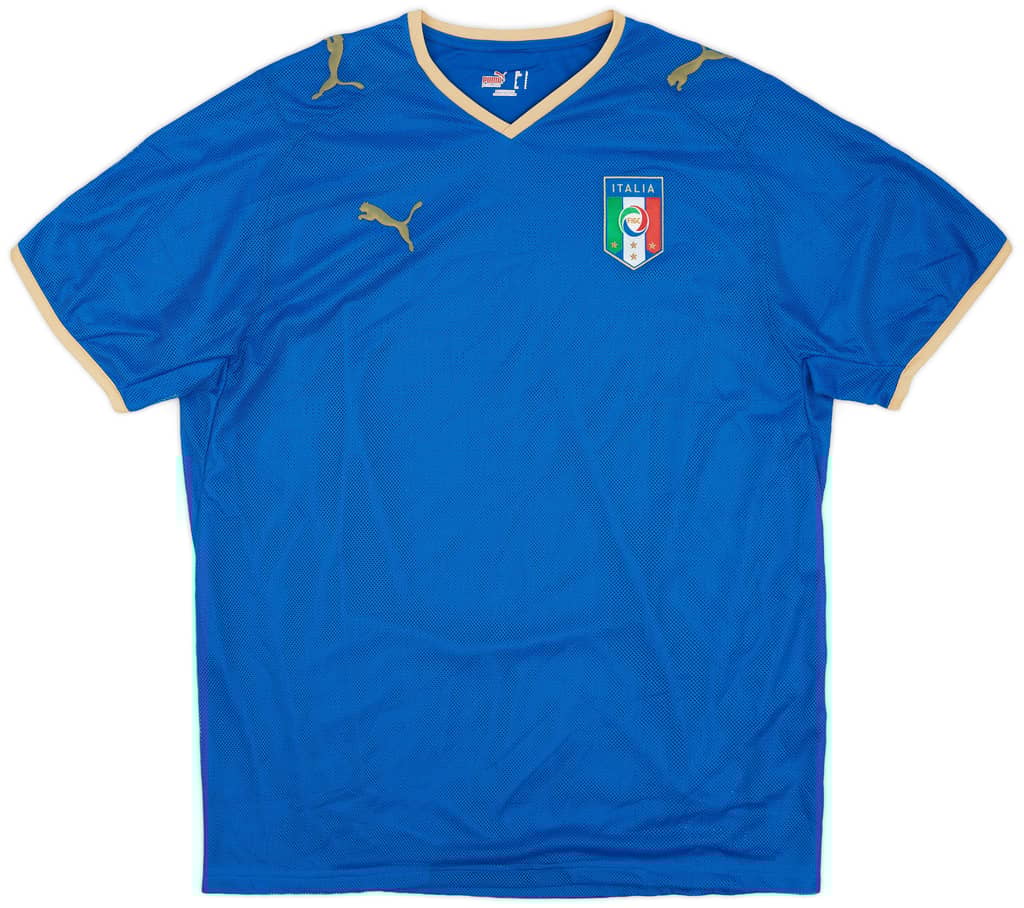 2007-08 Italy Home Shirt - 8/10 - (L)