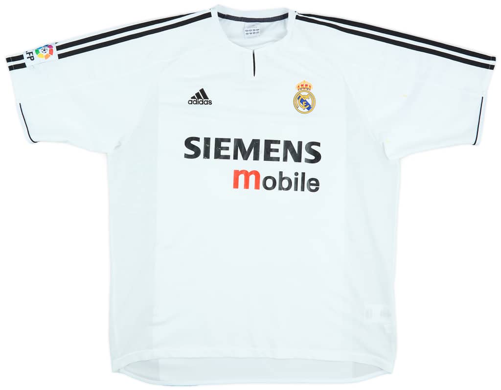 2003-04 Real Madrid Home Shirt Beckham #23 - 6/10 - (XL)
