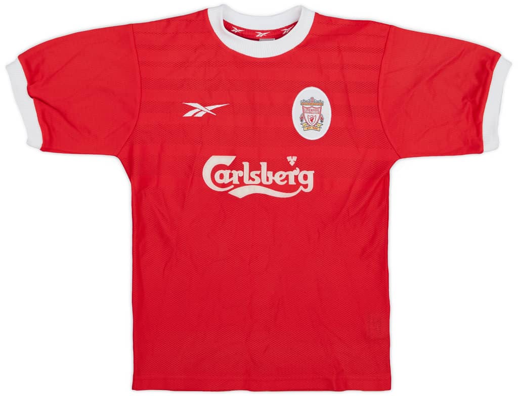 1998-00 Liverpool Home Shirt - 8/10 - (M.Boys)