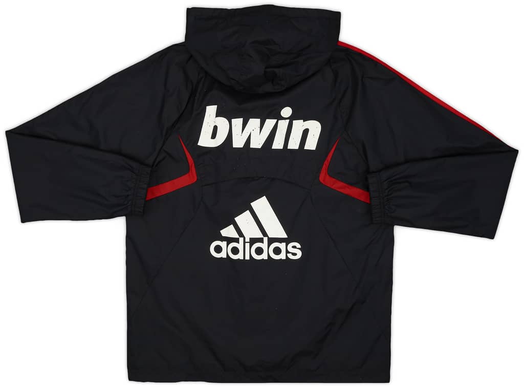 2009-10 AC Milan adidas Hooded Rain Jacket - 5/10 - (S/M)