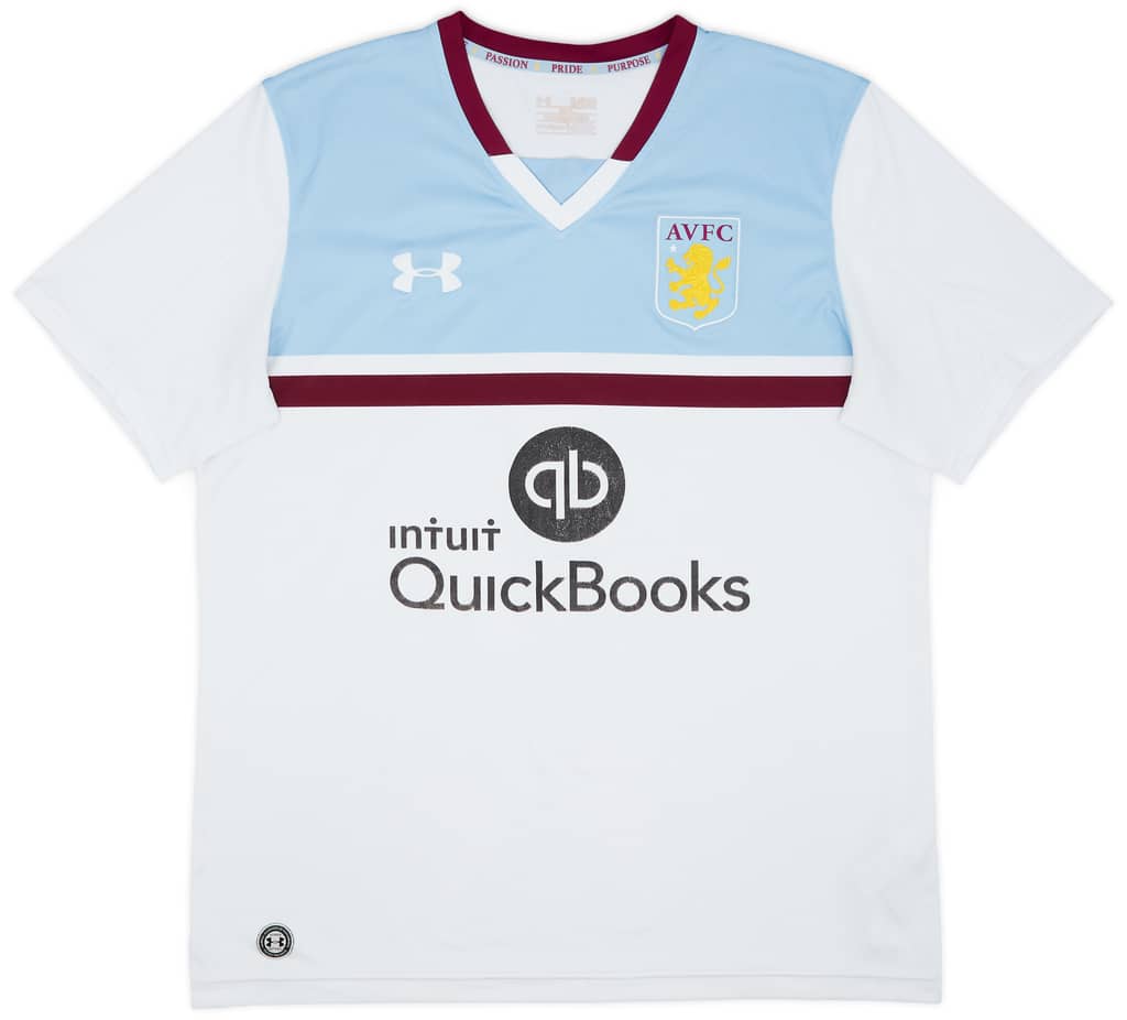 2016-17 Aston Villa Away Shirt - 6/10 - (XL)