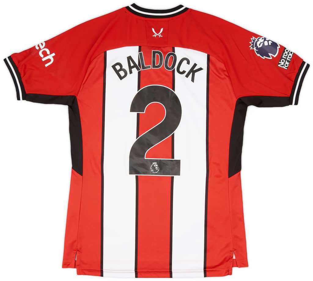 2023-24 Sheffield United Match Issue Home Shirt Baldock #2