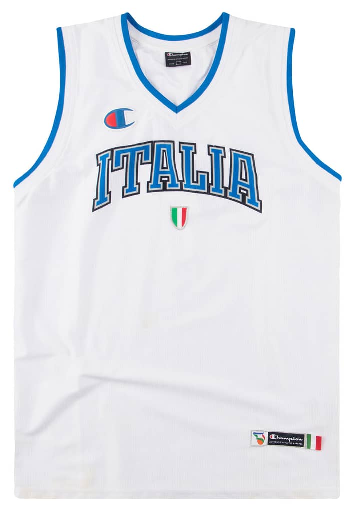 2000s Italy National Basketball Team Champion Jersey (Away) S