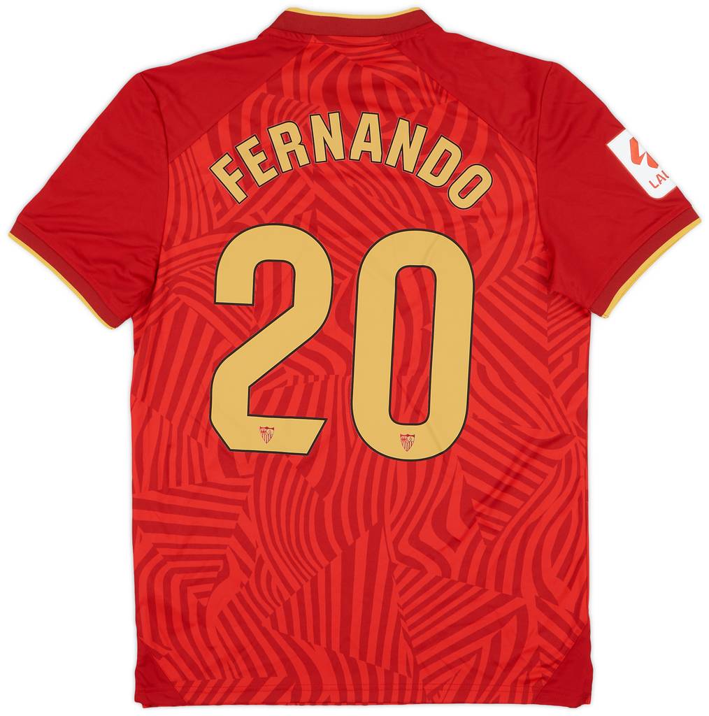 2023-24 Sevilla Super Cup Away Shirt Fernando #20 - 9/10 - (S)