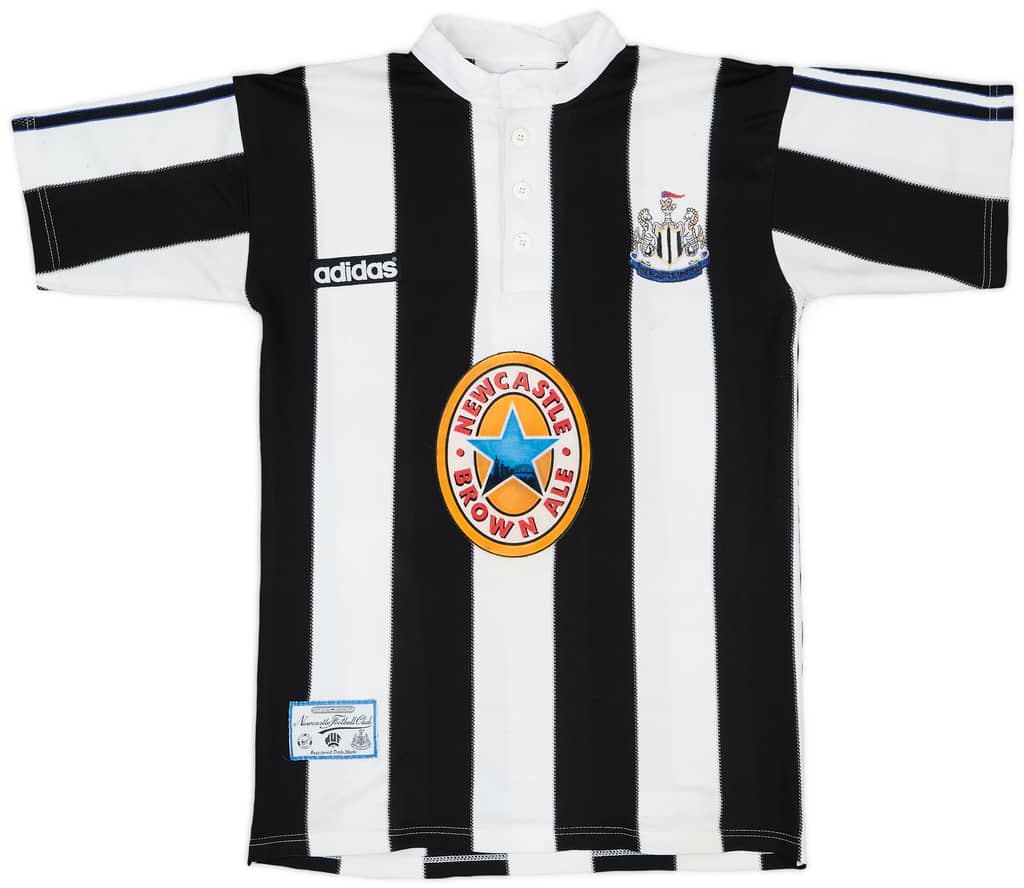 1995-97 Newcastle Home Shirt Shearer #9 - 6/10 - (S)