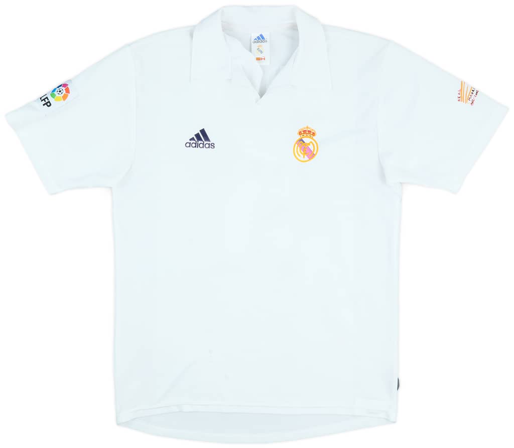 2001 Real Madrid Home Shirt Zidane #5 - 5/10 - (S)