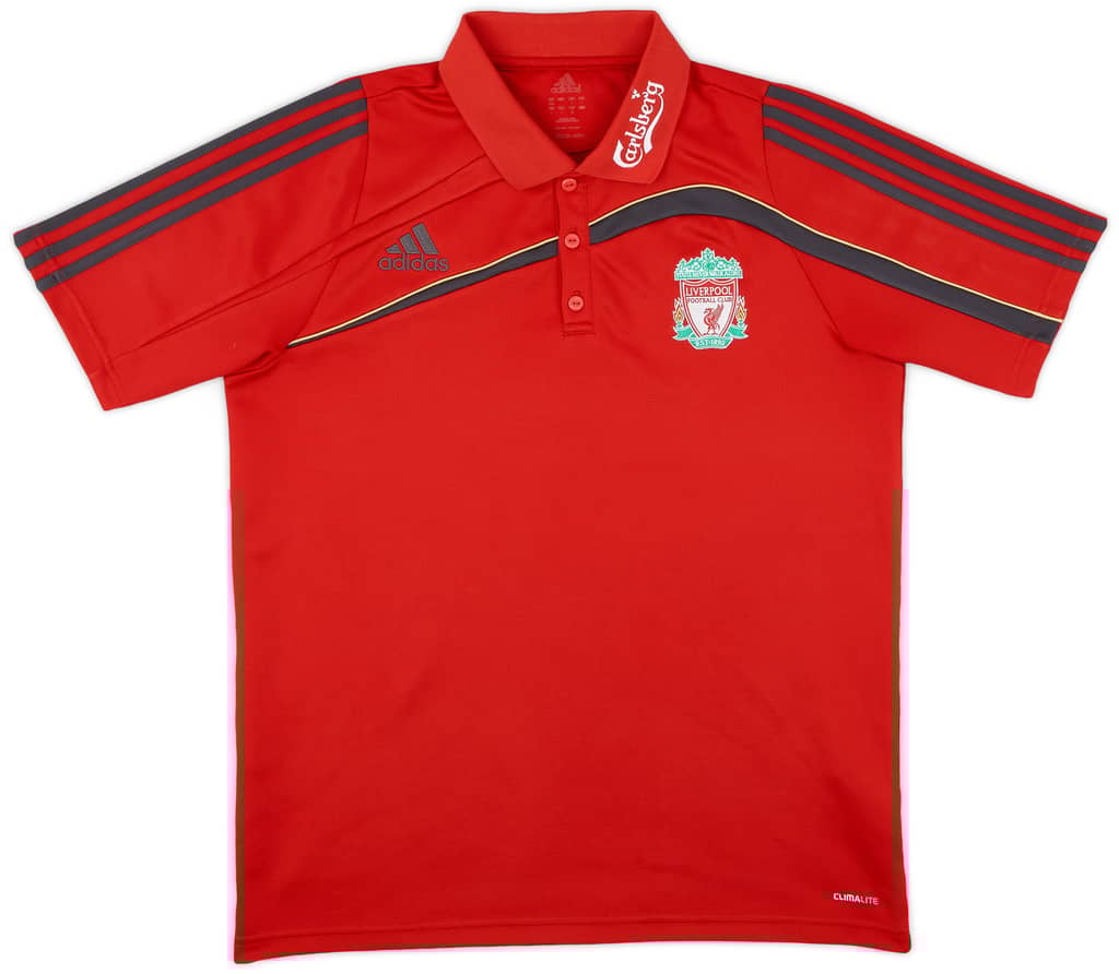2009-10 Liverpool adidas Polo Shirt - 7/10 - (L)