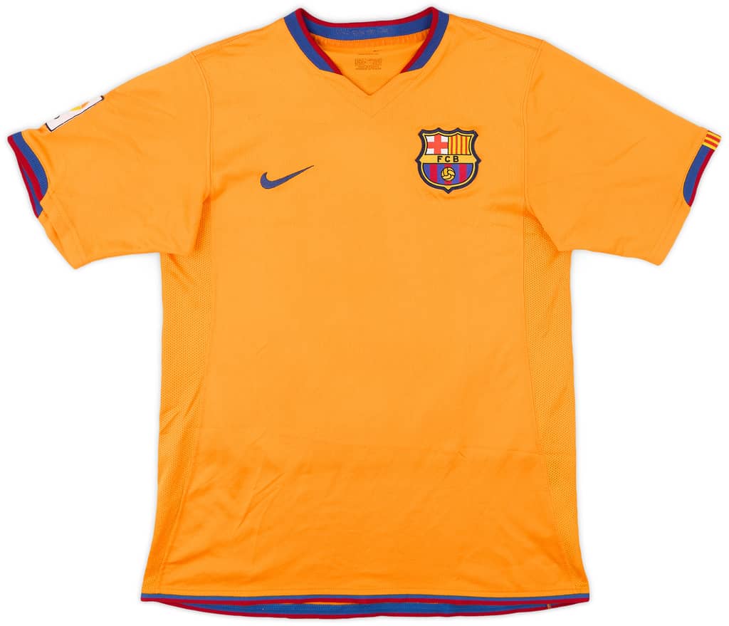 2006-08 Barcelona Away Shirt Messi #19 - 8/10 - (S)