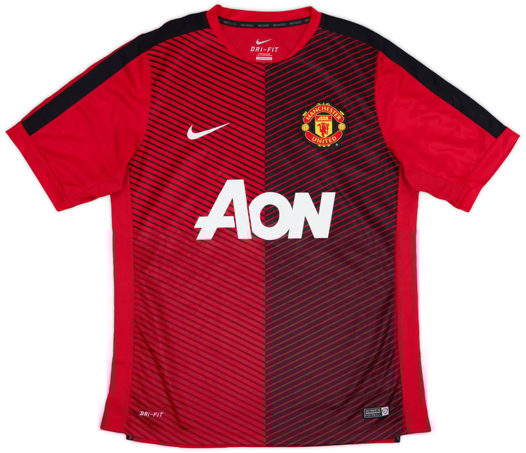 2014-15 Manchester United Nike Training Shirt - 9/10 - (L)