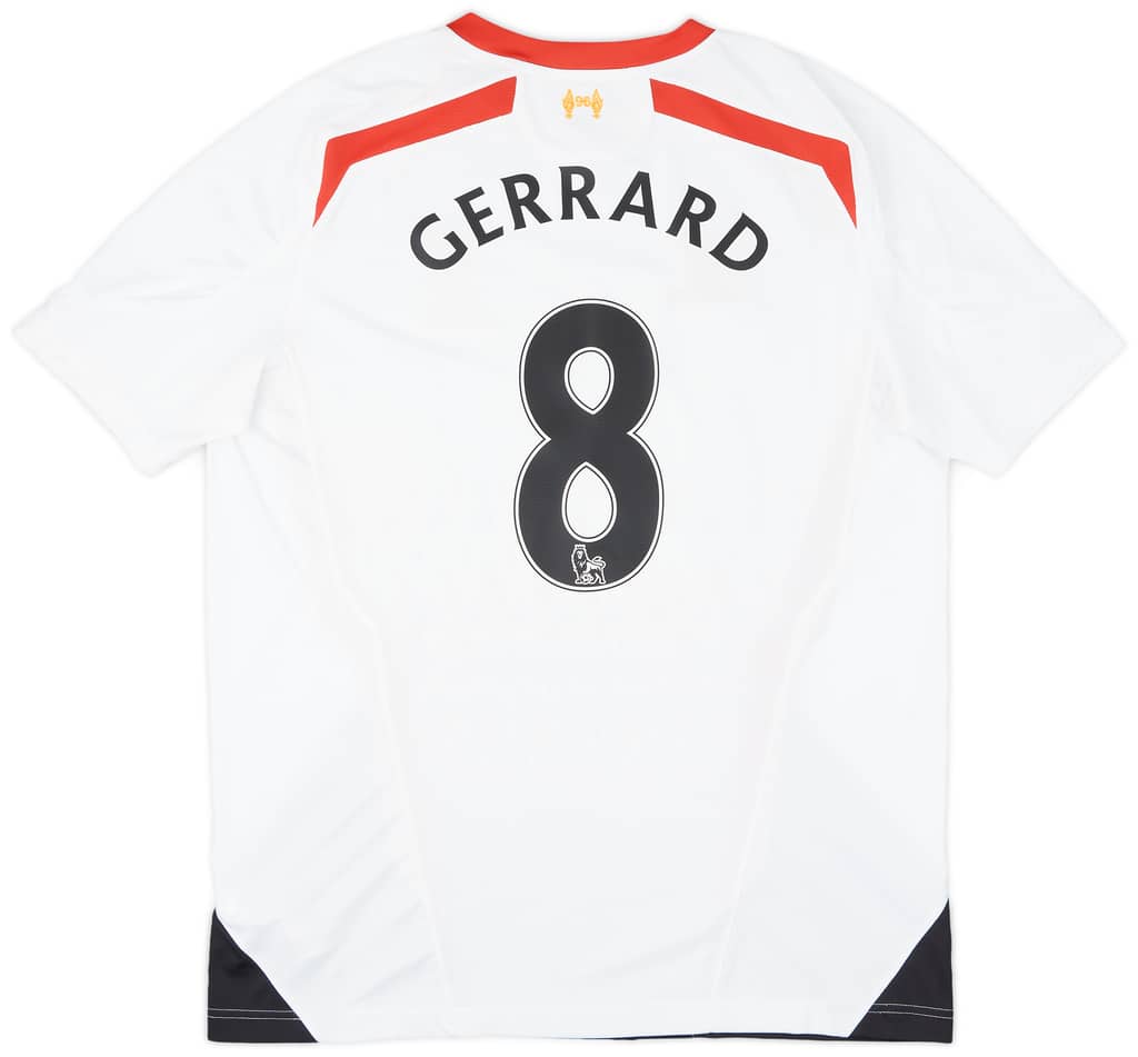 2013-14 Liverpool Away Shirt Gerrard #8 - 7/10 - (XL)