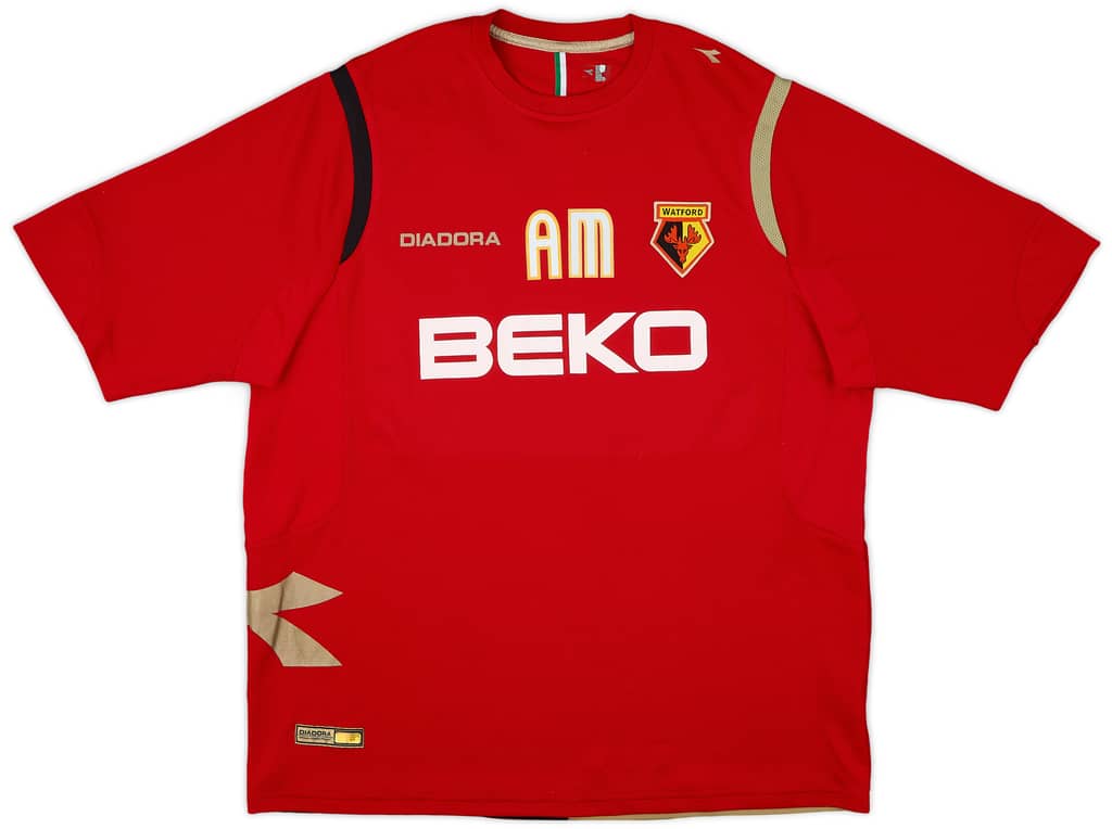 2007-08 Watford Diadora Staff Issue Training Shirt AM - 6/10 - (XXL)