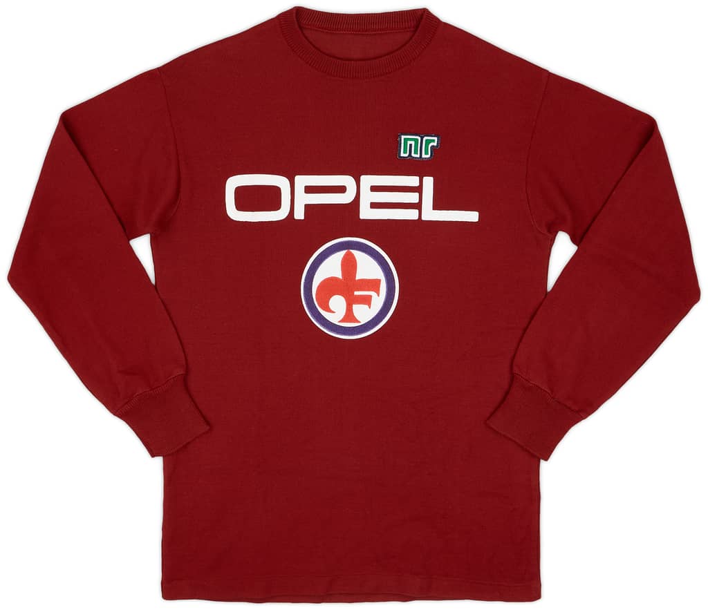 1983-84 Fiorentina Ennerre Cotton Training L/S Top - 8/10 - (M)