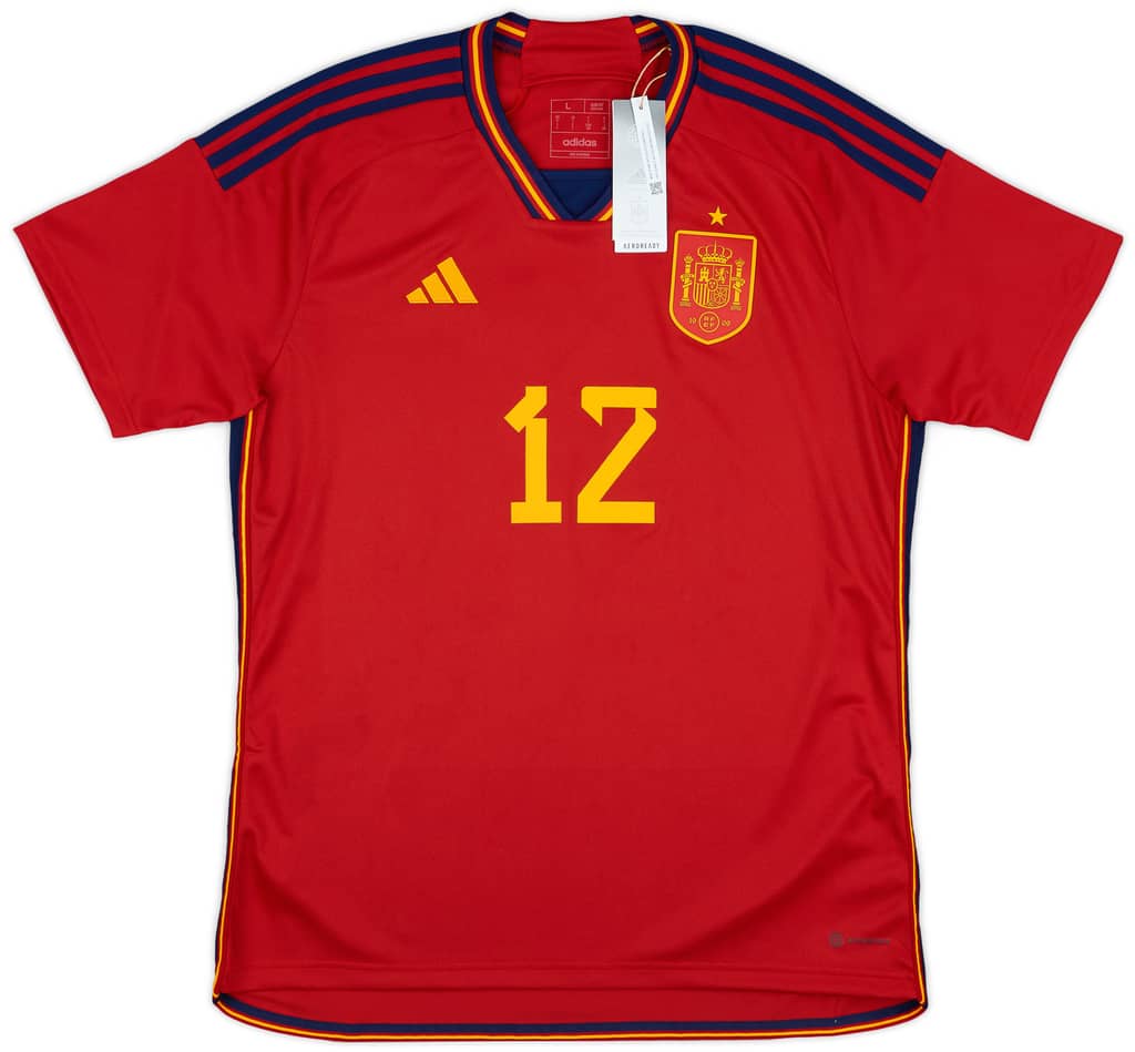 2022-23 Spain Home Shirt Williams Jr. #12